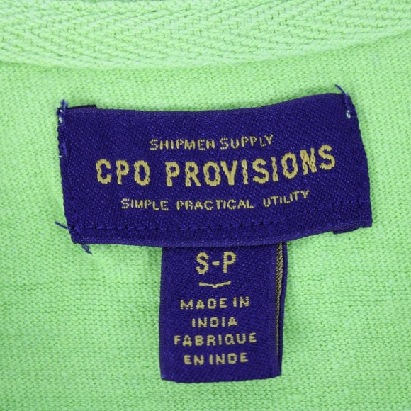 0273-CPO Provisions Neon Green Tank Top – Size Small - Picture 3 of 6